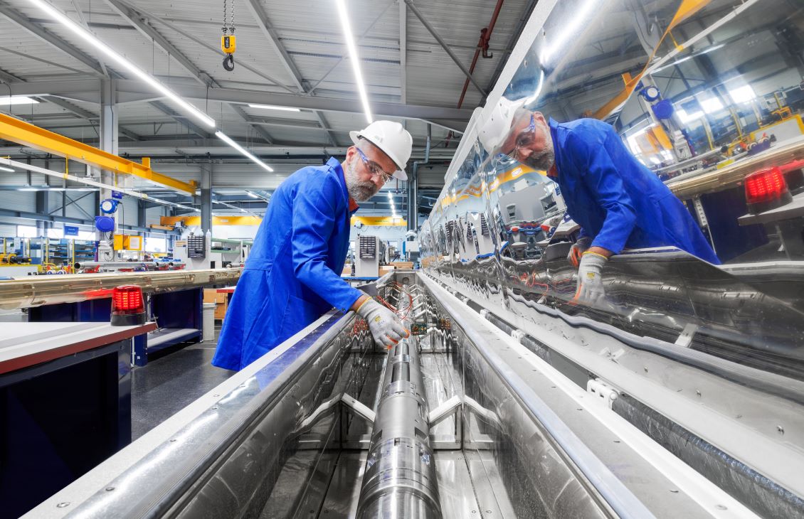 Male SLB engineer at manufacturing facility