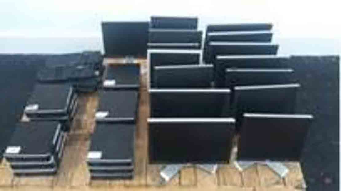 Computer equipment donations enabling local children to continue their lessons.