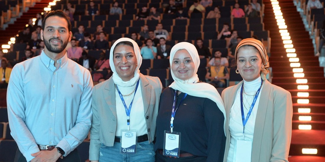 Schlumberger Egypt team members at PACE.